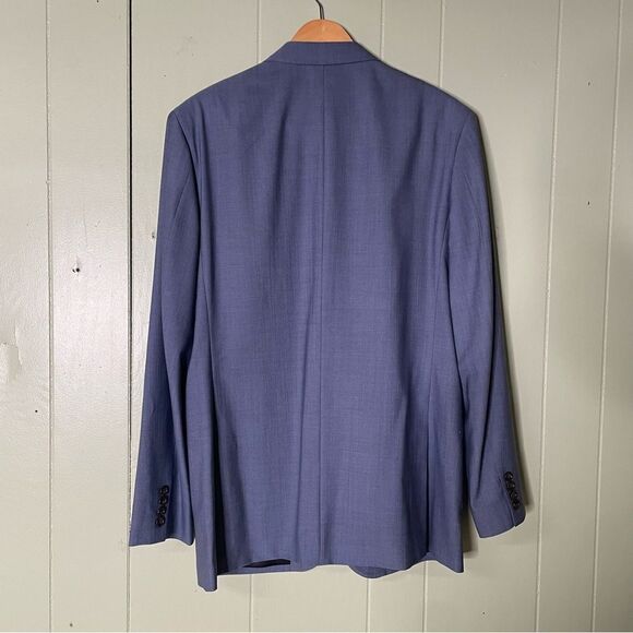 J Crew Ludlow Blazer Sport Coat Men’s Blazer 44L Blue American Woolens 2 Btn - Picture 2 of 14